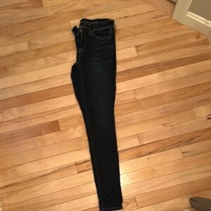 American Eagle Dark Blue Women's Jeans size 4 long